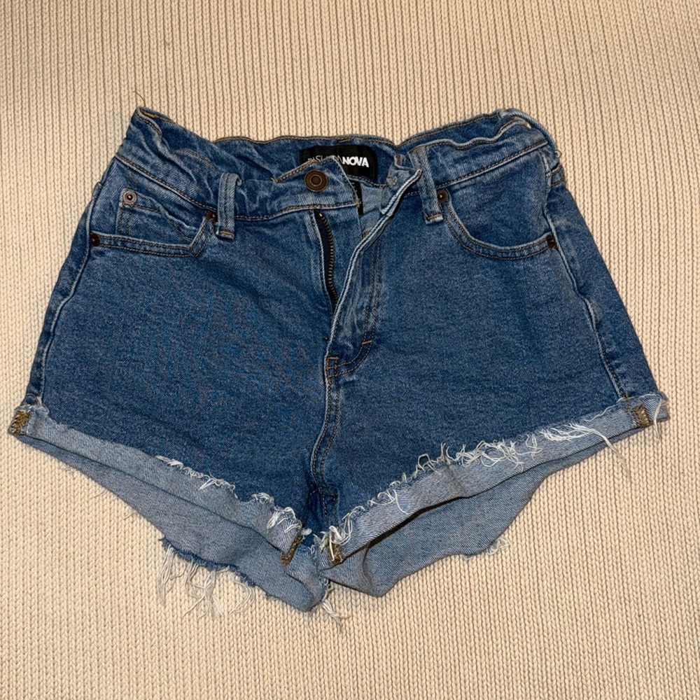 Fashion Nova Mini Denim Shorts